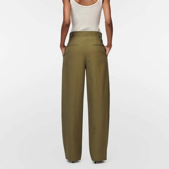 Maria McManus Pleat Front Pant - Loden Green - Picture 2 of 4